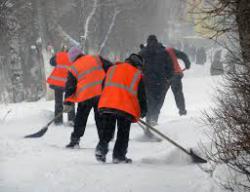  Как разгребают снег в городах